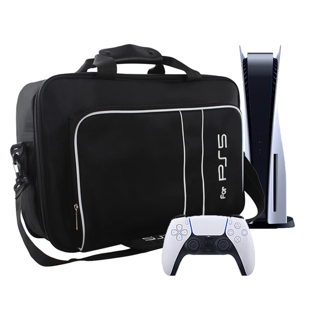 Estojo portátil para PS5 Game Console, Bolsa de Ombro Ajustável